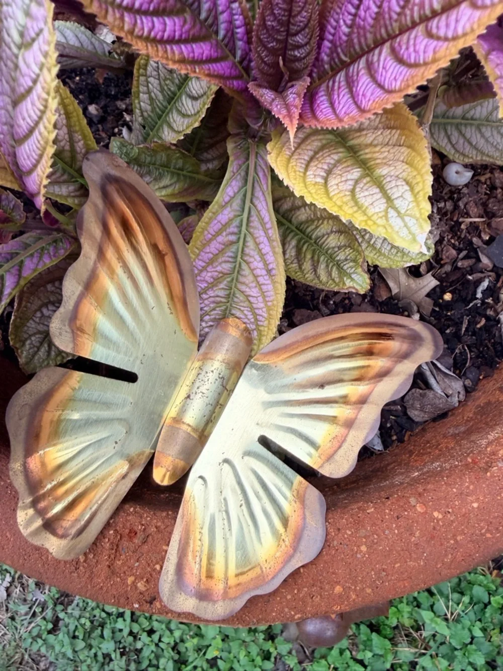 Vintage Brass Butterfly Wall Decor Set‎ of 3 Cottagecore